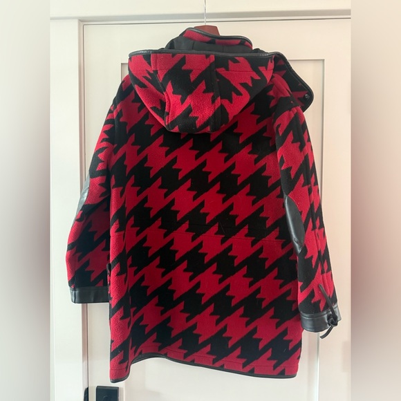 Coach Red and Black Houndstooth Jacket - Picture 3 of 5